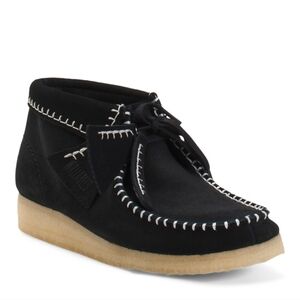 CLARKS wallabee stitched boots